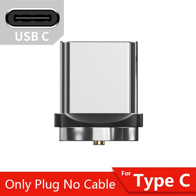 Fast Charging 540° Rotate Magnetic Cable - Micro USB & Type C for iPhone & Xiaomi