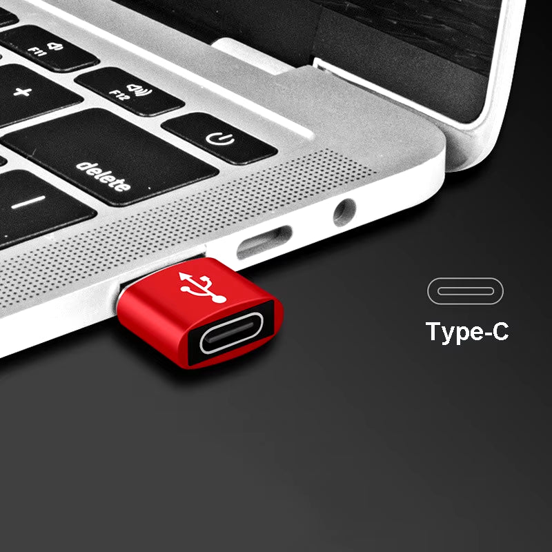 USB-C OTG Adapter - USB to Type C Male to Micro USB Female Converter for Macbook & Samsung S20
