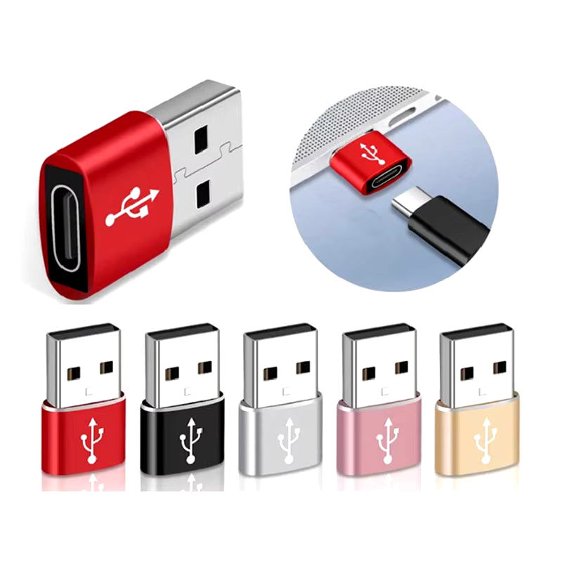 USB-C OTG Adapter - USB to Type C Male to Micro USB Female Converter for Macbook & Samsung S20