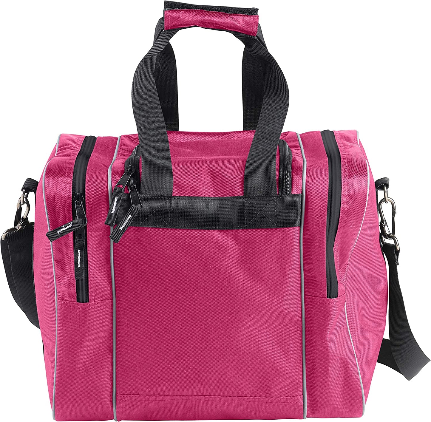 Premium Single Ball Bowling Bag with Padded Holder - Fits Shoes up to Men's Size 14